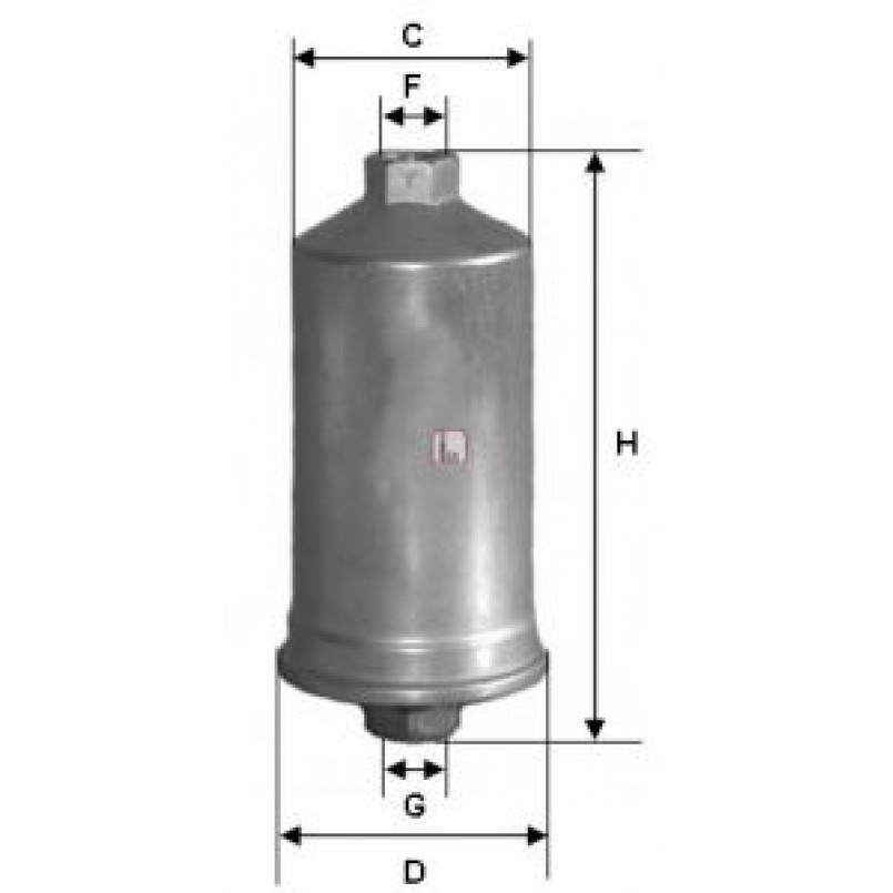 S 1504 B SOFIMA Фільтр палива
